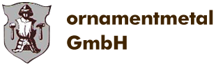 ornamentmetal Logo mit Schriftzug